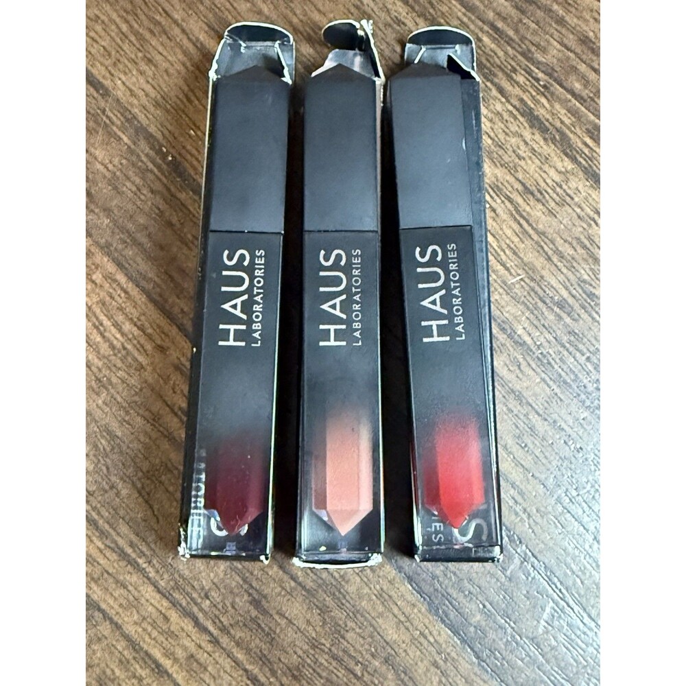 haus laboratories lady gaga brand ultra shine lip gloss lot of 3